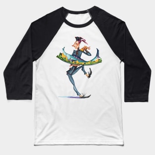 hand drawn cook chef fish Baseball T-Shirt